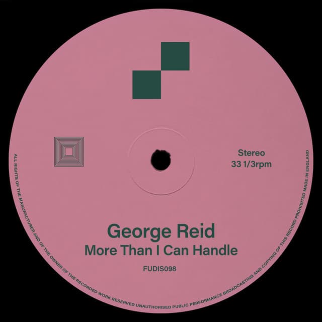 George Reid, Alunageorge  - More Than I Can Handle