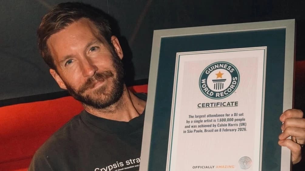 Calvin Harris z certyfikatem Guinness World Records za największą publiczność na secie DJ-a