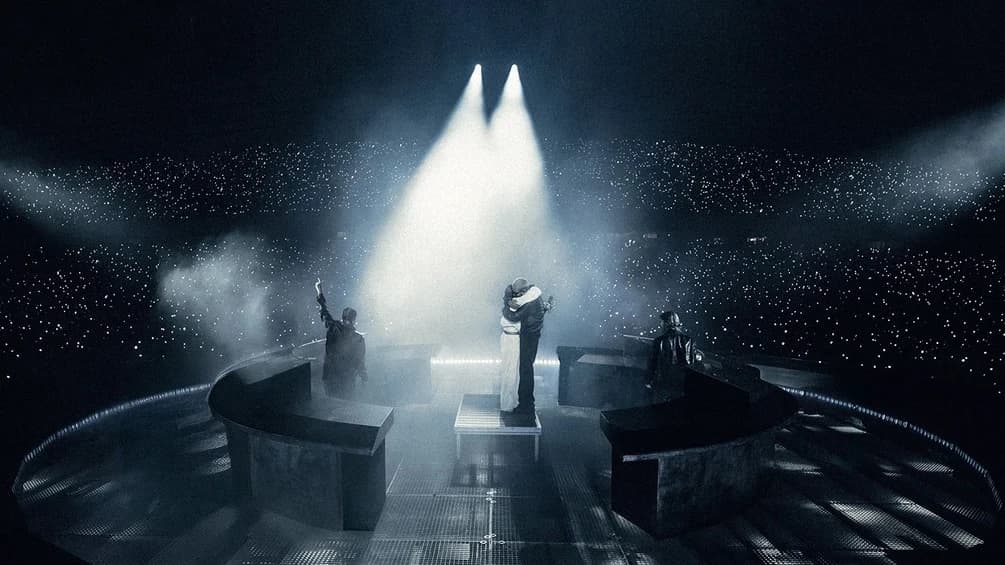 Swedish House Mafia podczas koncertu na stadionie Ullevi w Göteborgu
